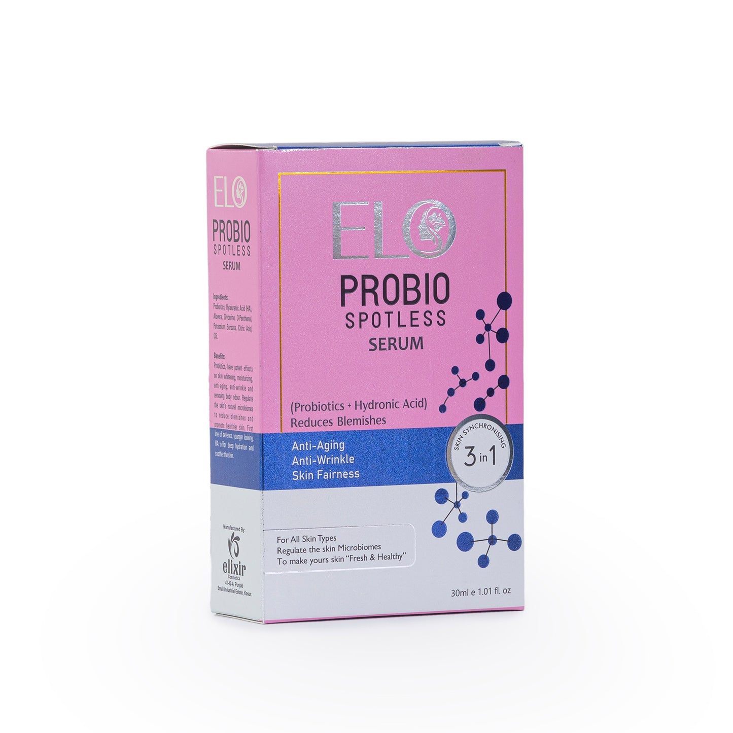 ELO Probio Spotless Serum –Probiotic Skincare for Clear, Glowing Skin