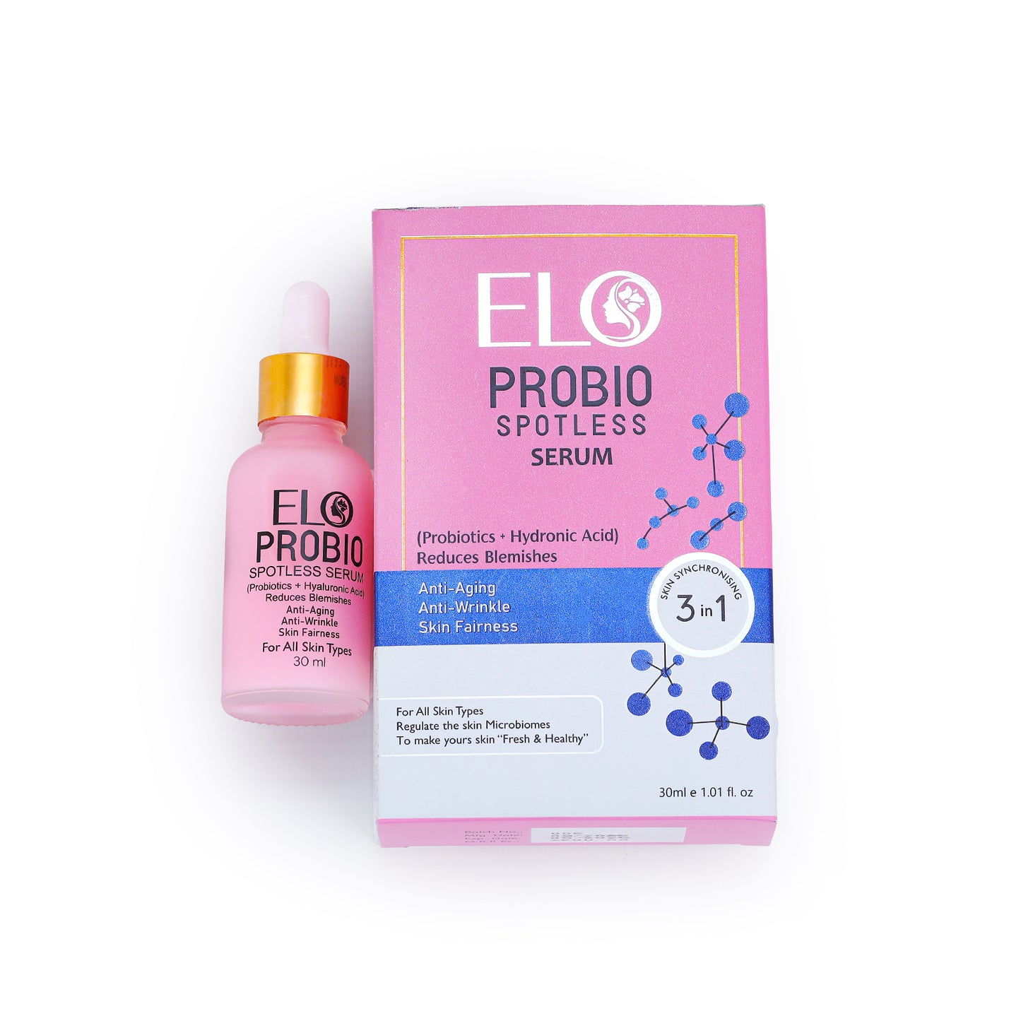 ELO Probio Spotless Serum –Probiotic Skincare for Clear, Glowing Skin