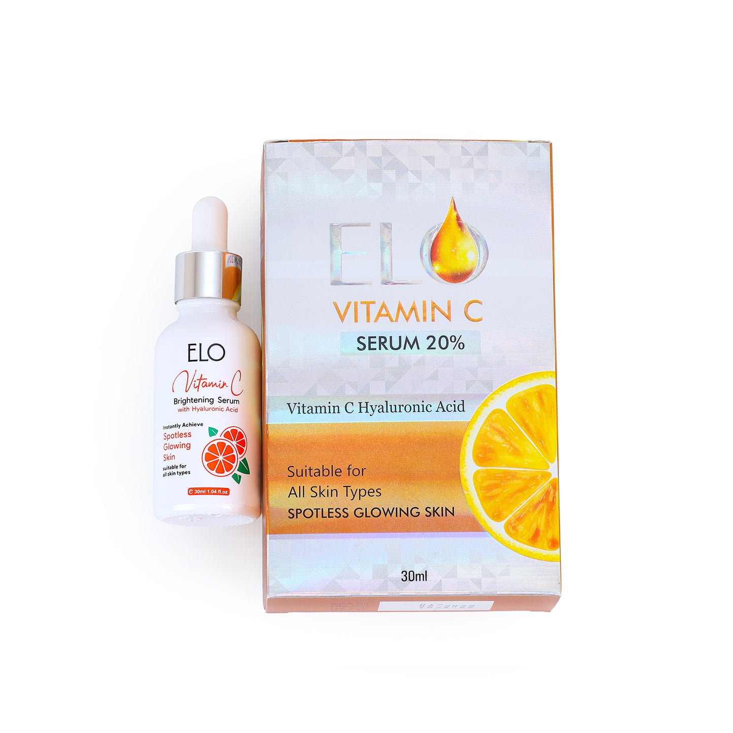 ELO Vitamin C Serum 20% –  with Hyaluronic & Ferulic Acid