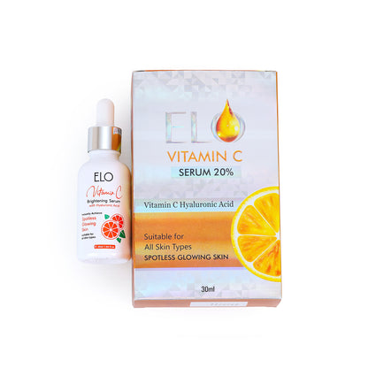 ELO Vitamin C Serum 20% –  with Hyaluronic & Ferulic Acid