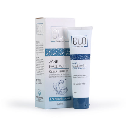ELO Acne Facewash – Deep Cleansing Face Wash for Acne, Oily Skin & Pores