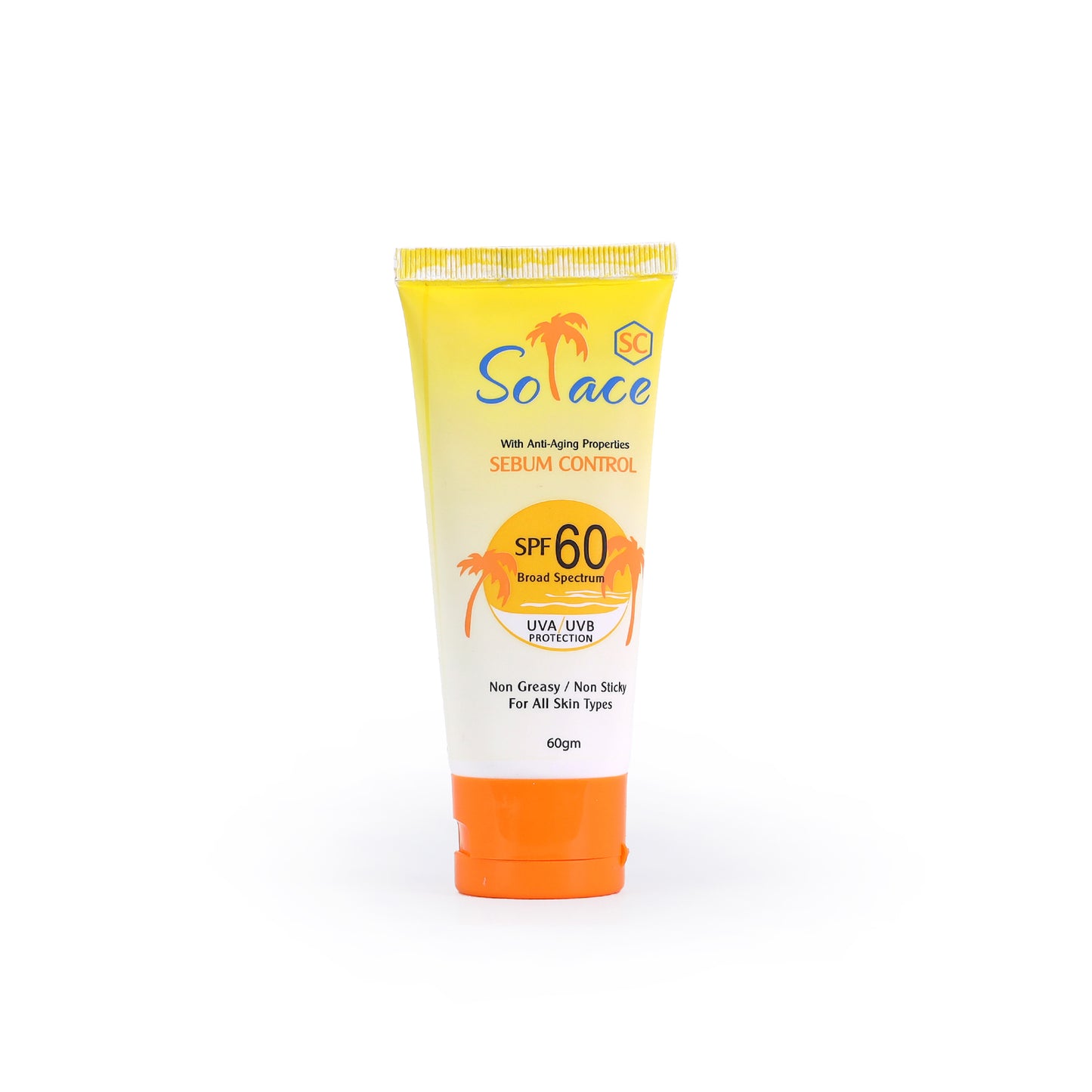 Solace Sebum Control SPF 60 – Oil-Free Sunscreen  | UV Protection