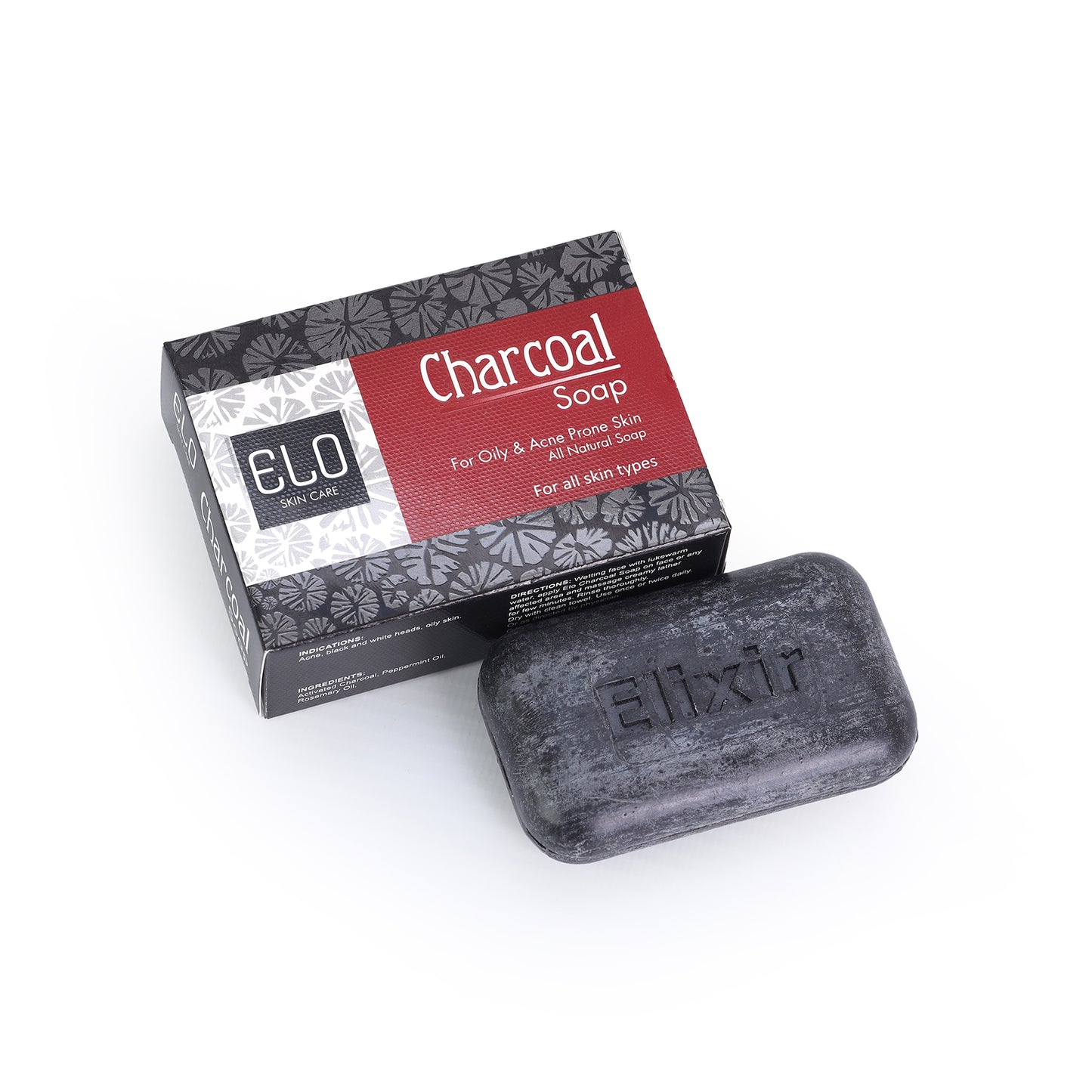 Elo Charcoal Soap – Detox Bar for Oily & Acne-Prone Skin