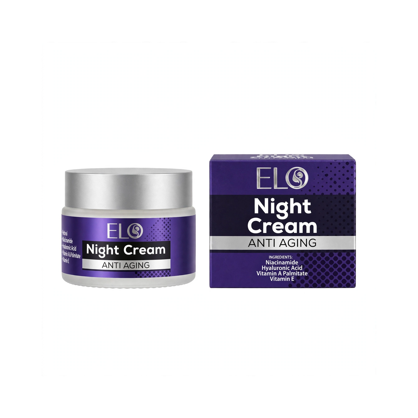 ELO Night Cream – Retinol, Niacinamide & Hyaluronic Acid for Anti Aging