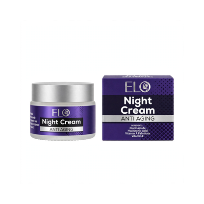 ELO Night Cream – Retinol, Niacinamide & Hyaluronic Acid for Anti Aging